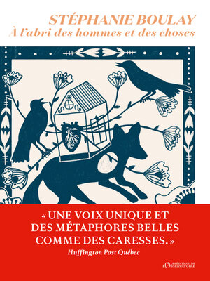 cover image of À l'abri des hommes et des choses